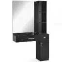 Estación con Espejo Job Black