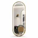 Espejo LED Kemet Dorado