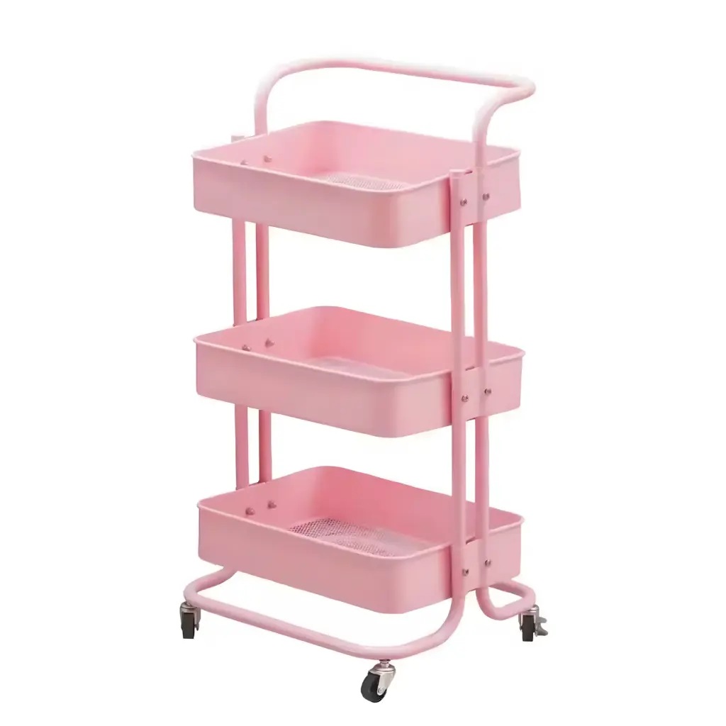 Carrito Auxiliar Brend Rosa