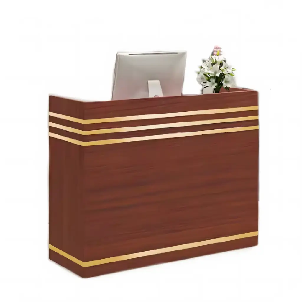 [TERR183652] Counter Recepción Saara Marron