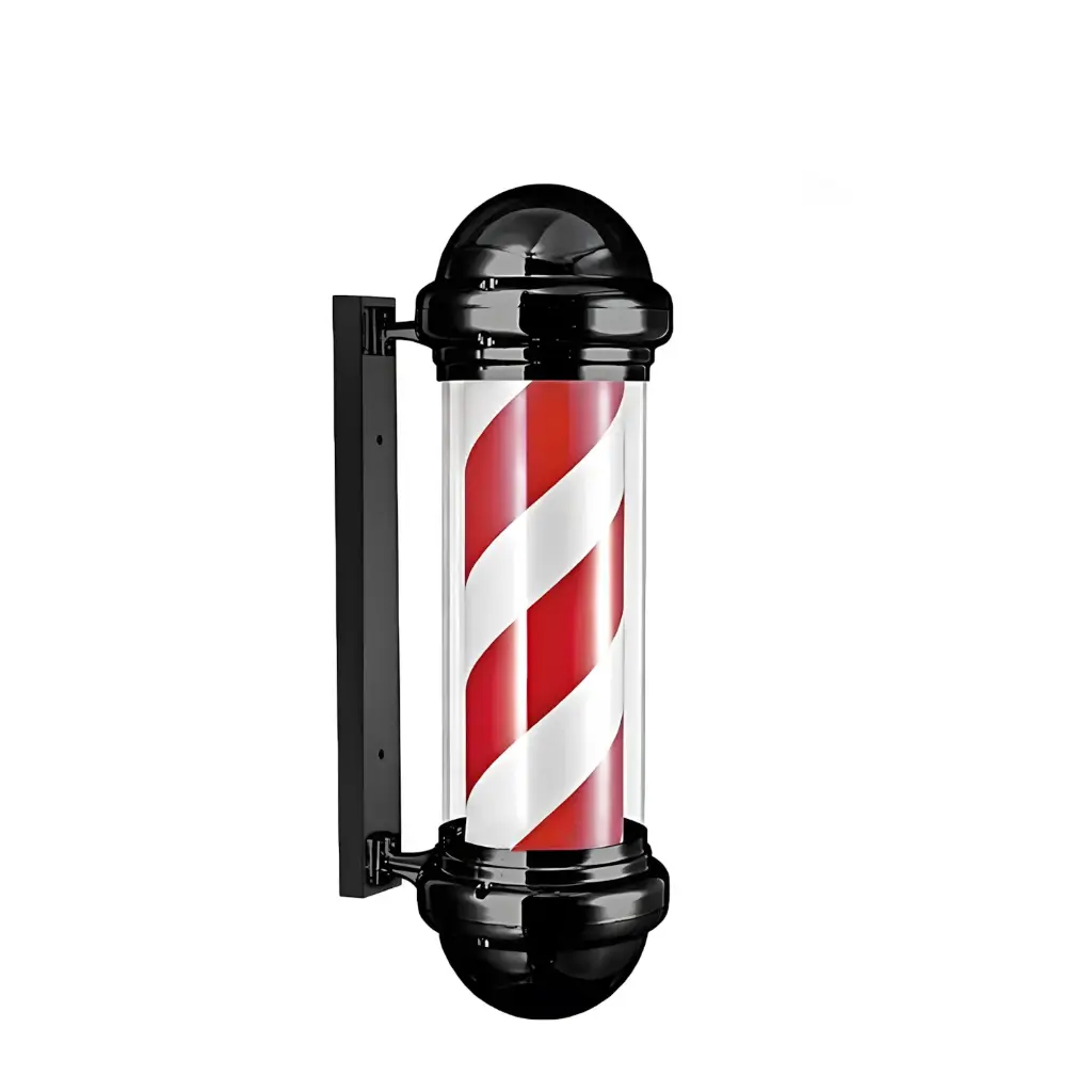 [BARBER19365] Pole Barber Pier Red