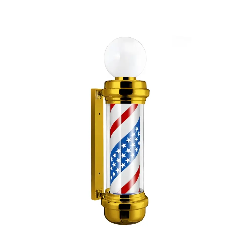 [BARBER06365] Pole Barber Yenzi Usa Golden