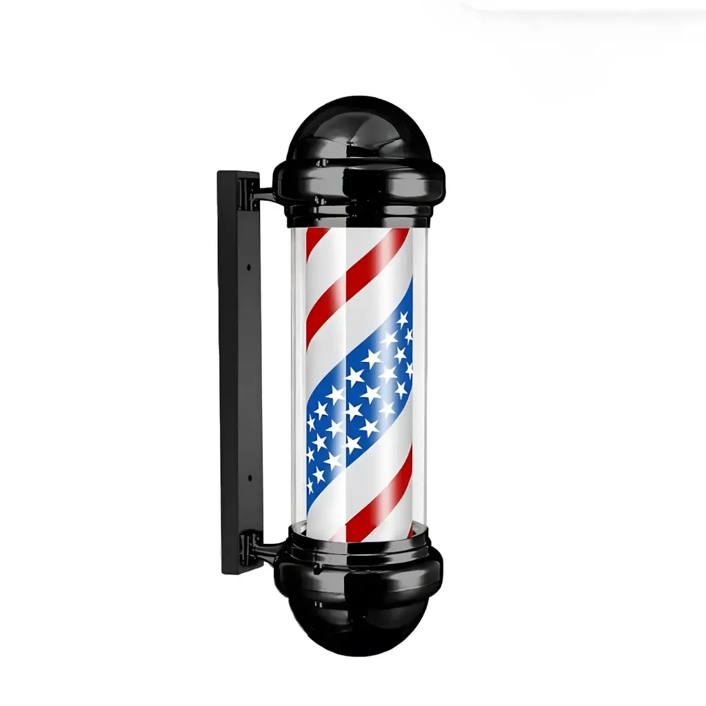 [BARBER18365] Pole Barber Vanz Black