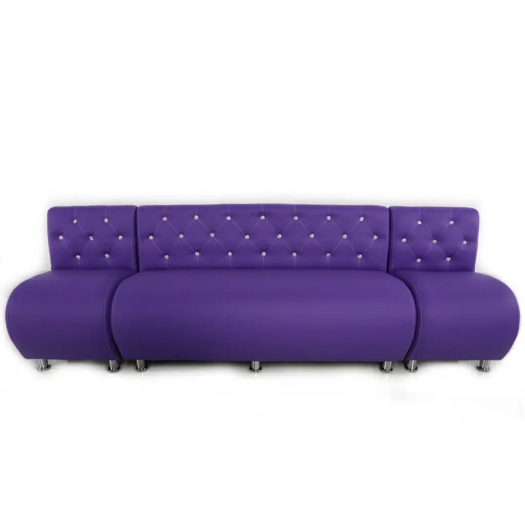 Sillón de Espera Shester Morado