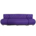 Sillón de Espera Shester Morado