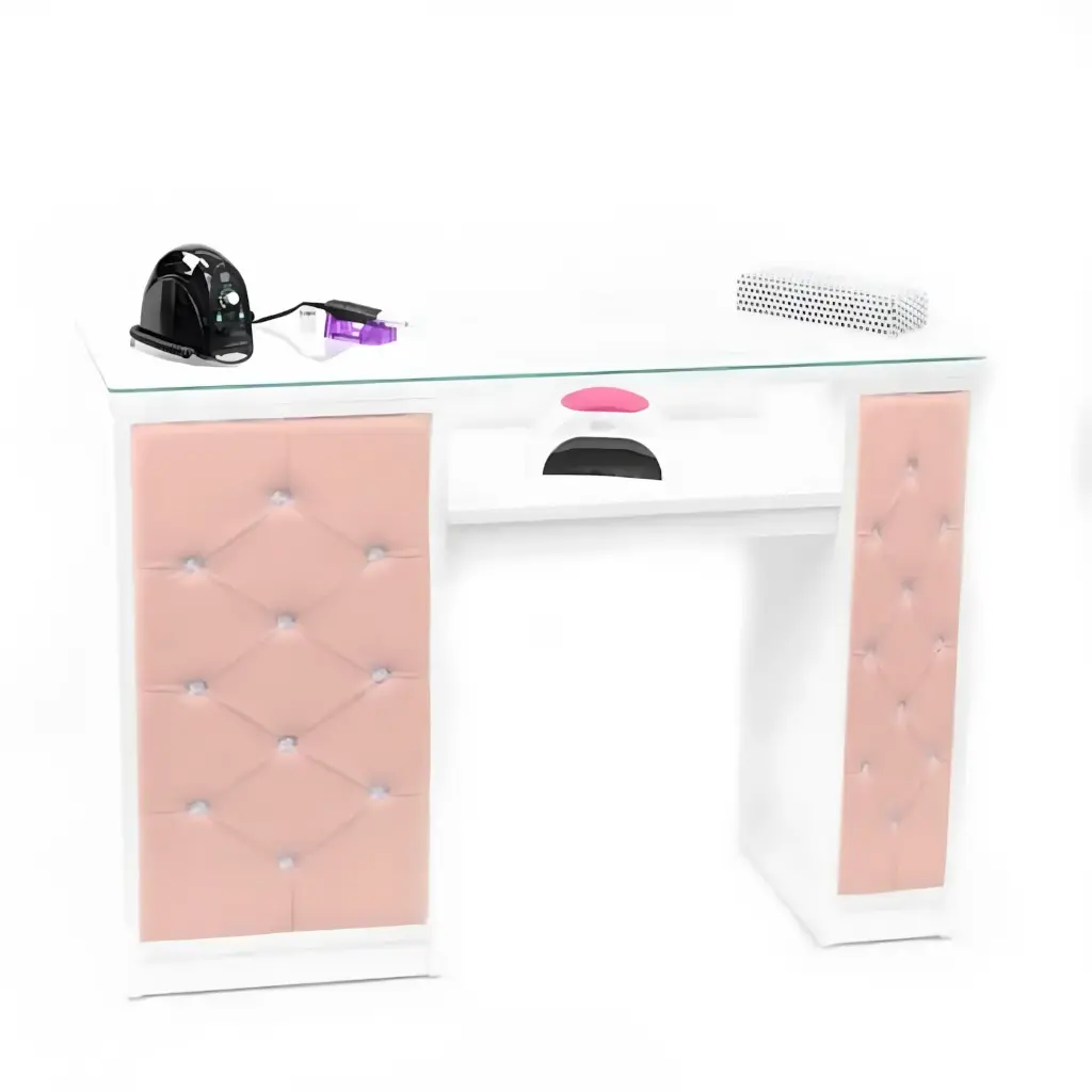 [MANICU09369] Mesa Manicure Quen Rosa