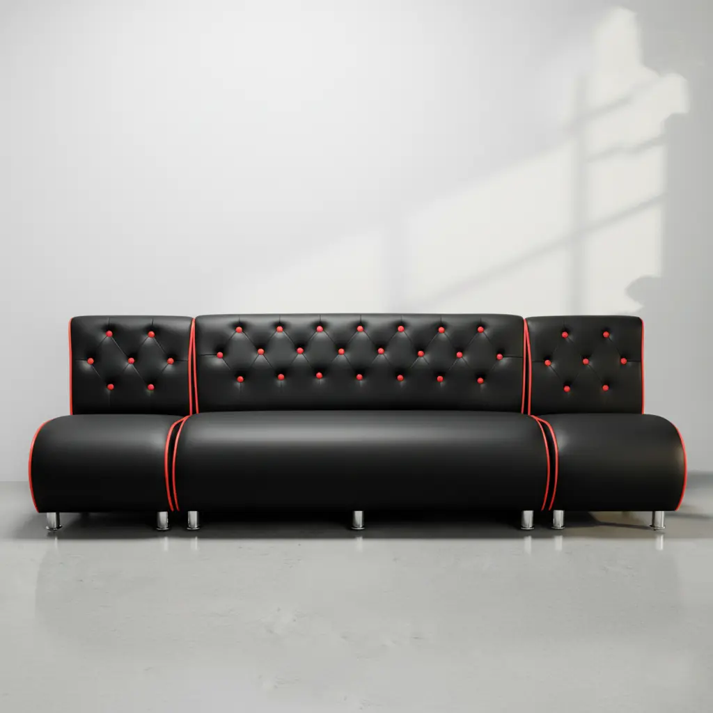 Sillón de Espera Shester Red