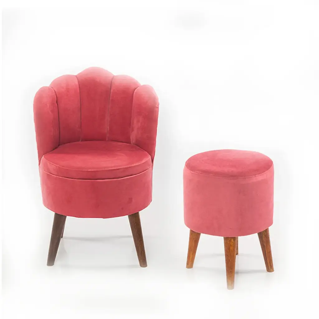 [BAN013659] Silla Pack Abanico Meri Coral