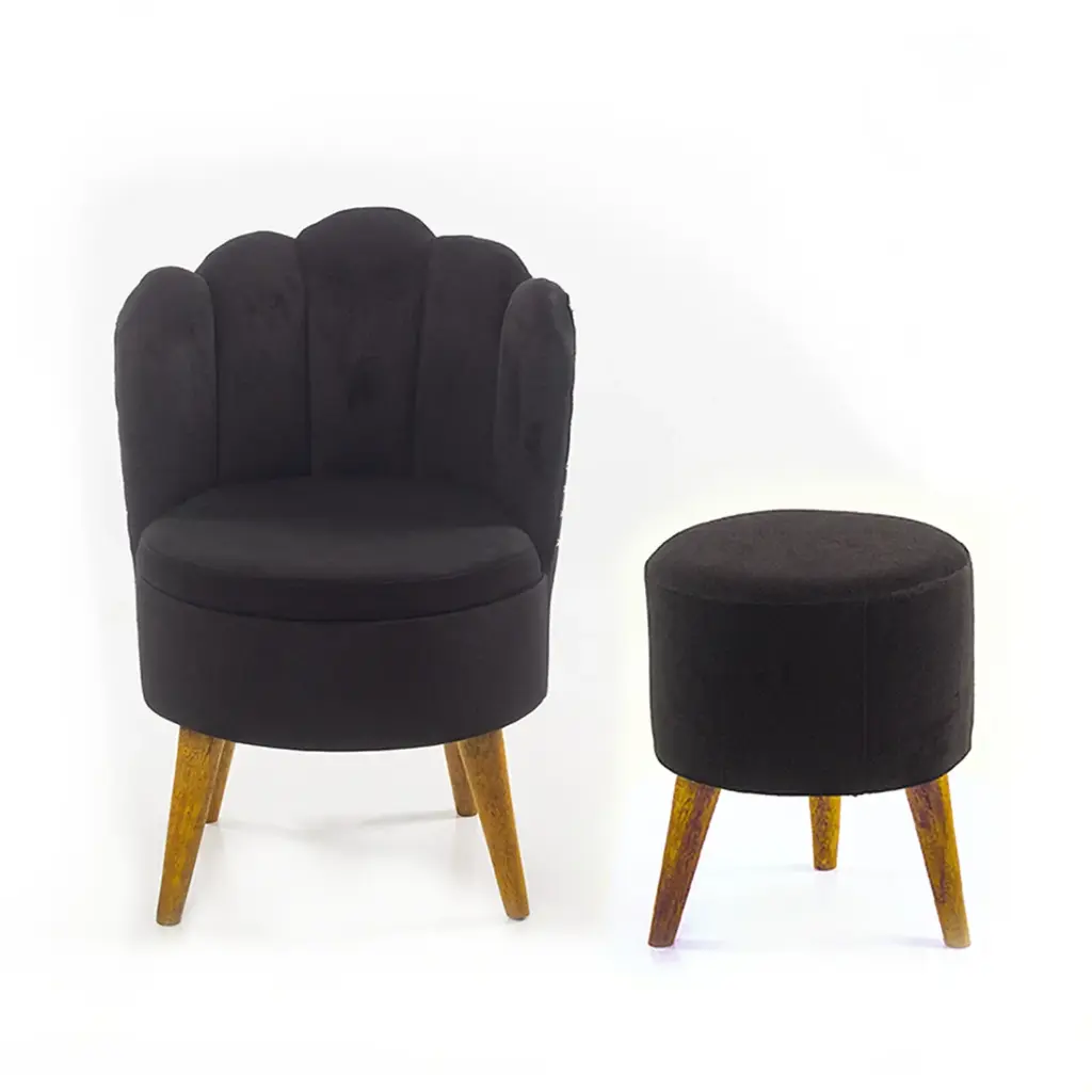 Silla Pack Abanico Meri Black