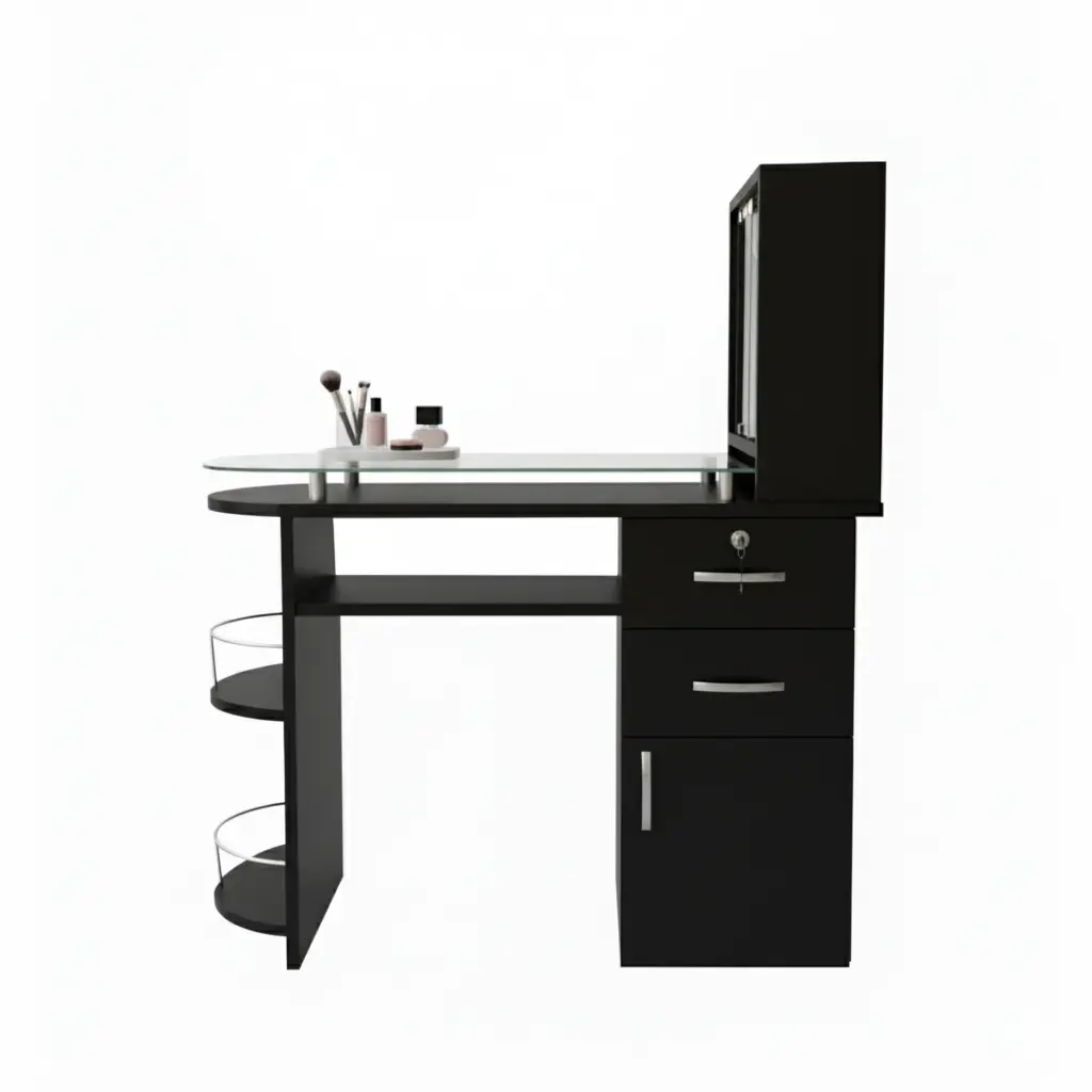 [SILLA365836] Mesa Manicure Fabi Black