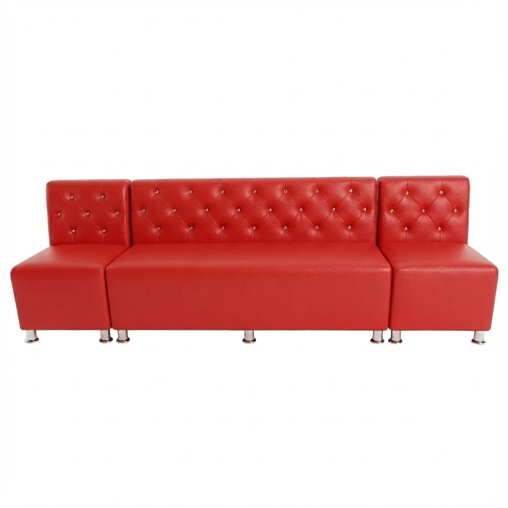 [SAILLON6856] Sillón de Espera Penton Rojo