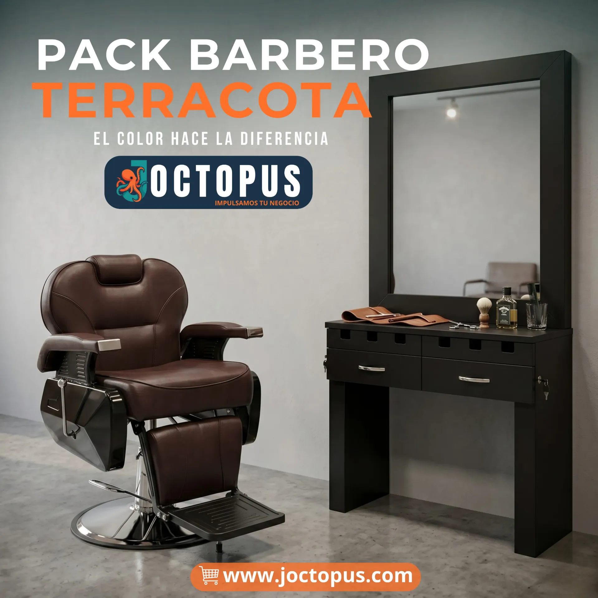 Pack Barbero Terracota