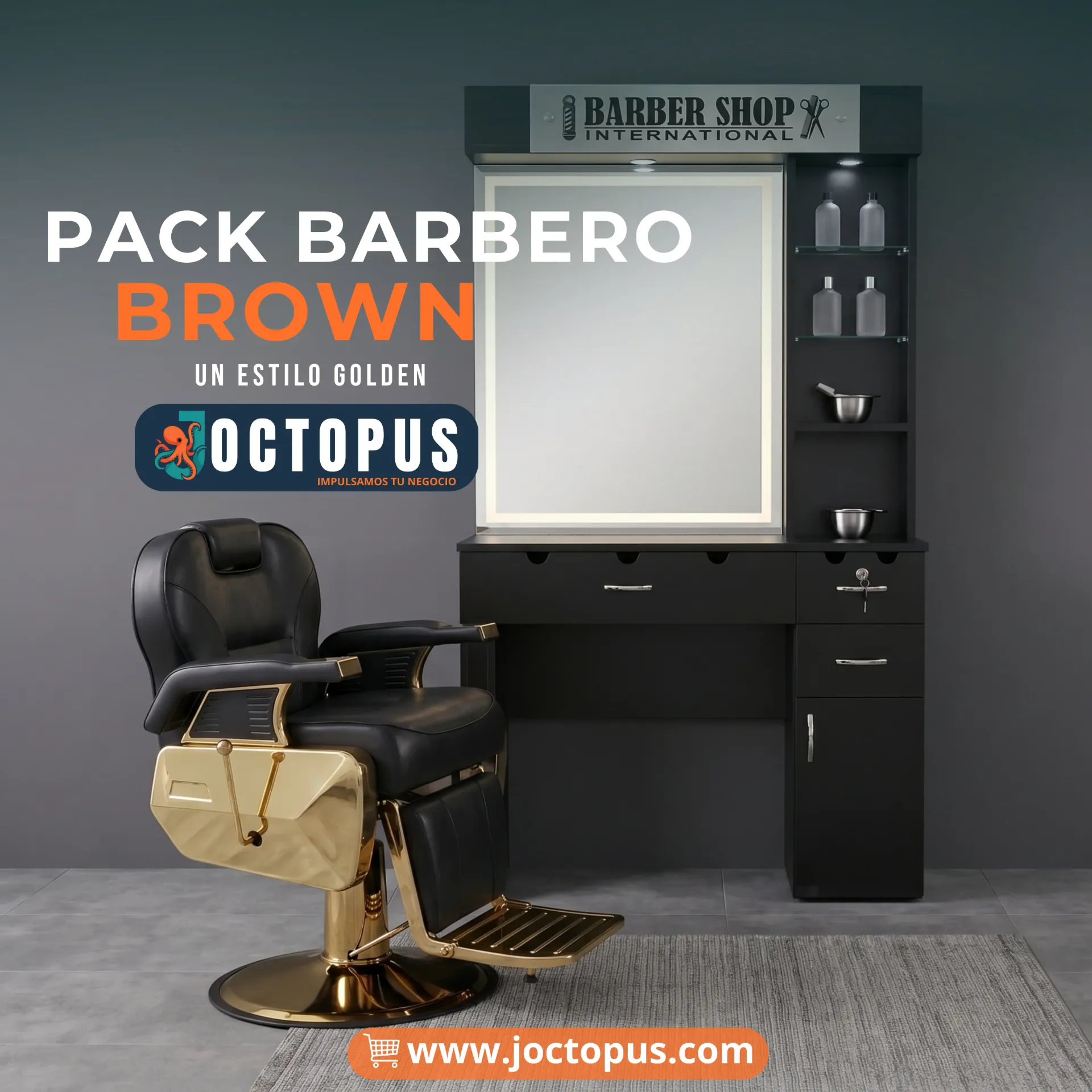 [PACK3541] Pack Barbero Brown