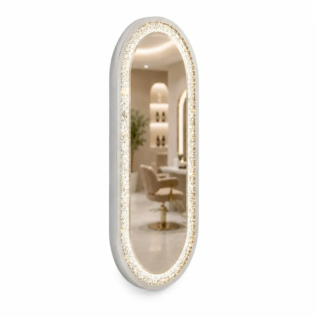 Espejo LED Kemet Brillante Blanco