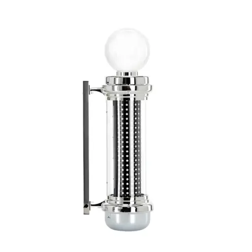 [BARBER08365] Pole Barber Hilumini Plateado