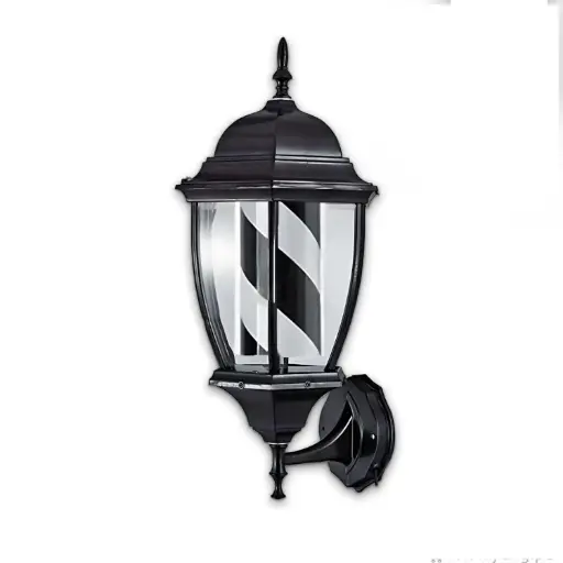 [BARBER02365] Pole Barber Daris Black