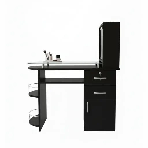 [SILLA365836] Mesa Manicure Fabi Black